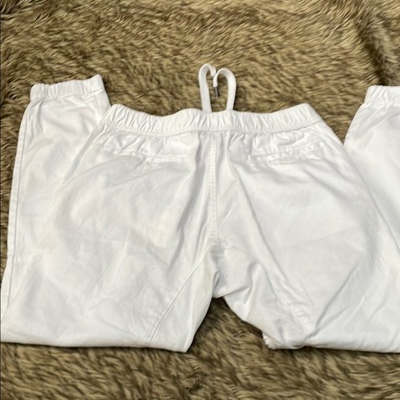 White Motopants with Lightweight Fabric - Picture 8 of 8